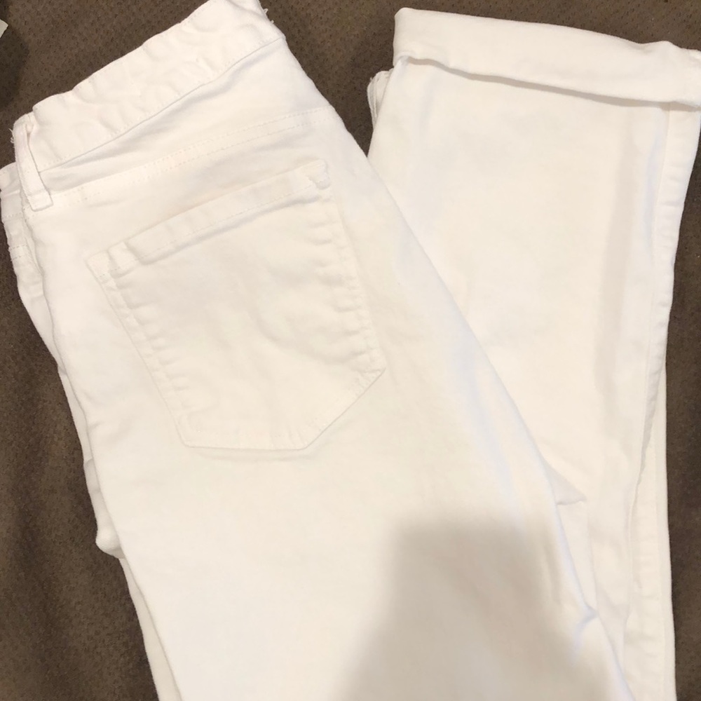 White Sofia Jeans Size 14 Veronica Straight EUC